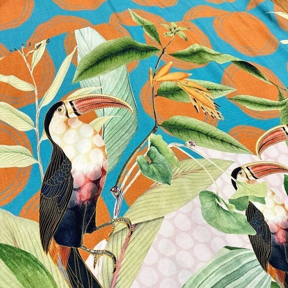 Closet Collection Brazilian tropical toucan maxi dress - Picture 2 of 8